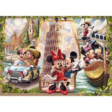 Ravensburger - Puzzle Mickey si Minnie in vacanta 1000 piese design nou Ravensburger - 1